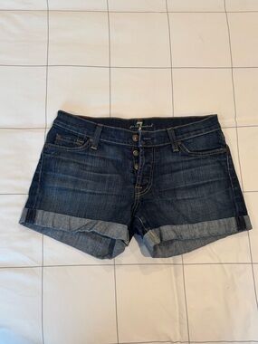 7 For All Mankind Denim Shorts Size 27
